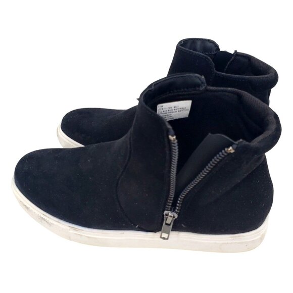 Izod 6.5 Boots Woman Mila Vegan Suede Zip-up Ankle Chukka Sneaker Winter Shoes - Picture 5 of 16